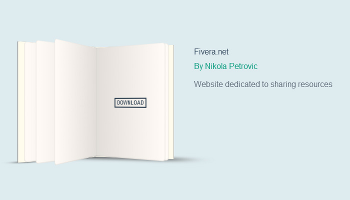 animated css book ui design open source