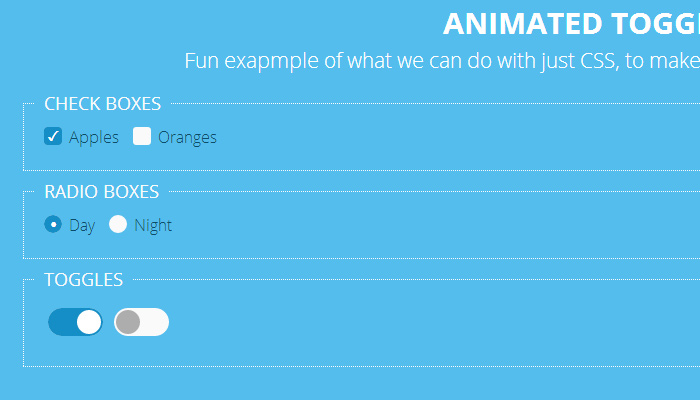 css3 animated toggles switch input