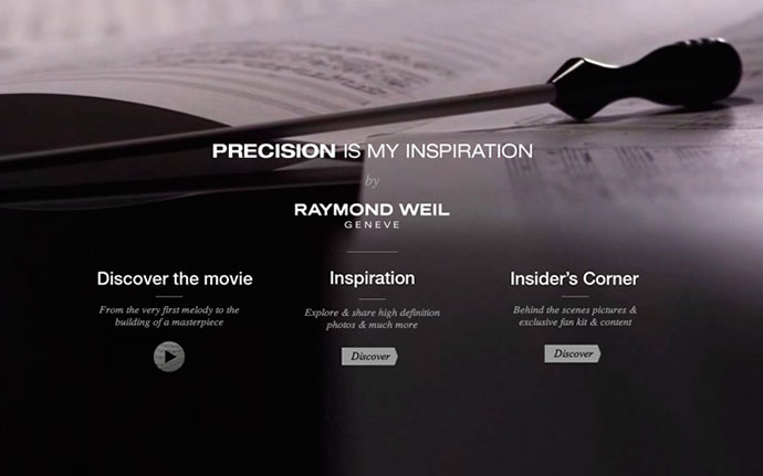 Precision is my Inspiration by http://www.raymond-weil.com