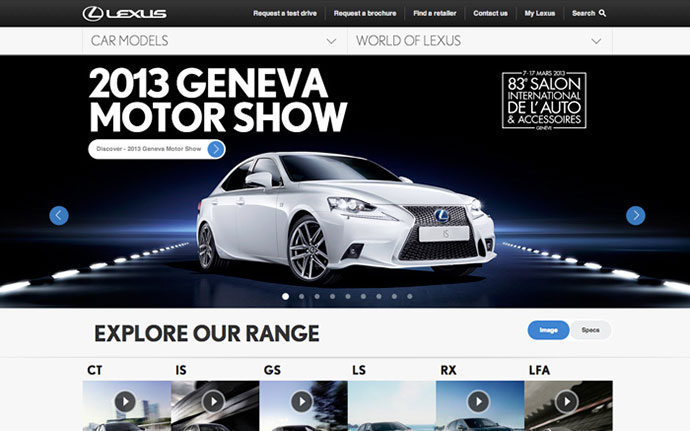 Lexus Europe by http://www.amaze.com