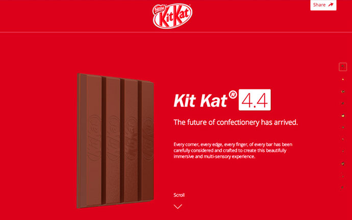 Welcome To Kit Kat 4.4 by http://JWT.co.uk