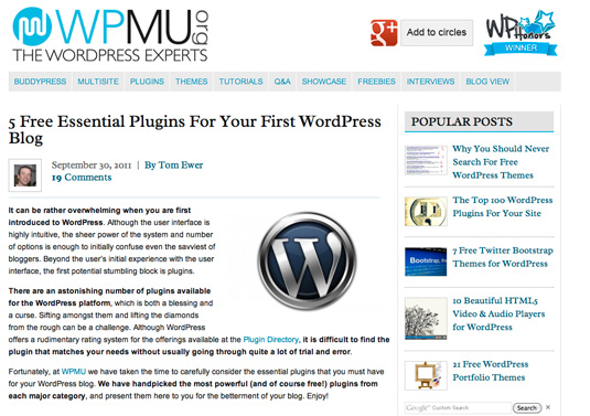 WordPress tutorial