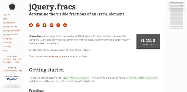 jquery fracs