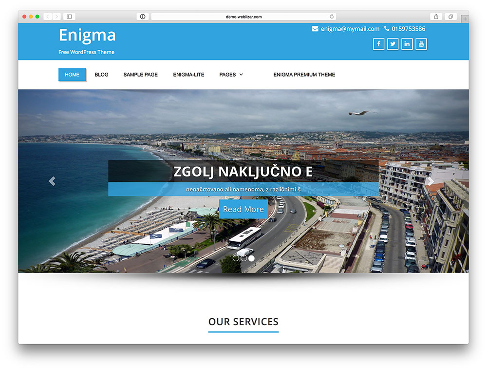 enigma corporate theme