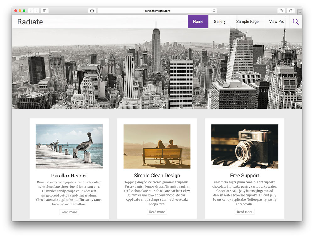 radiate-parallax-theme