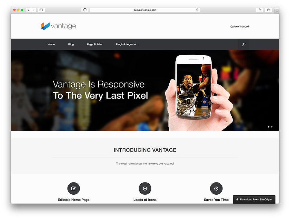 Vantage - Multipurpose theme